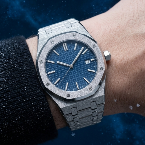 Vallon Continental 自動巻き 腕時計 ロイヤルオークスタイル Frosted Continental – Vallon